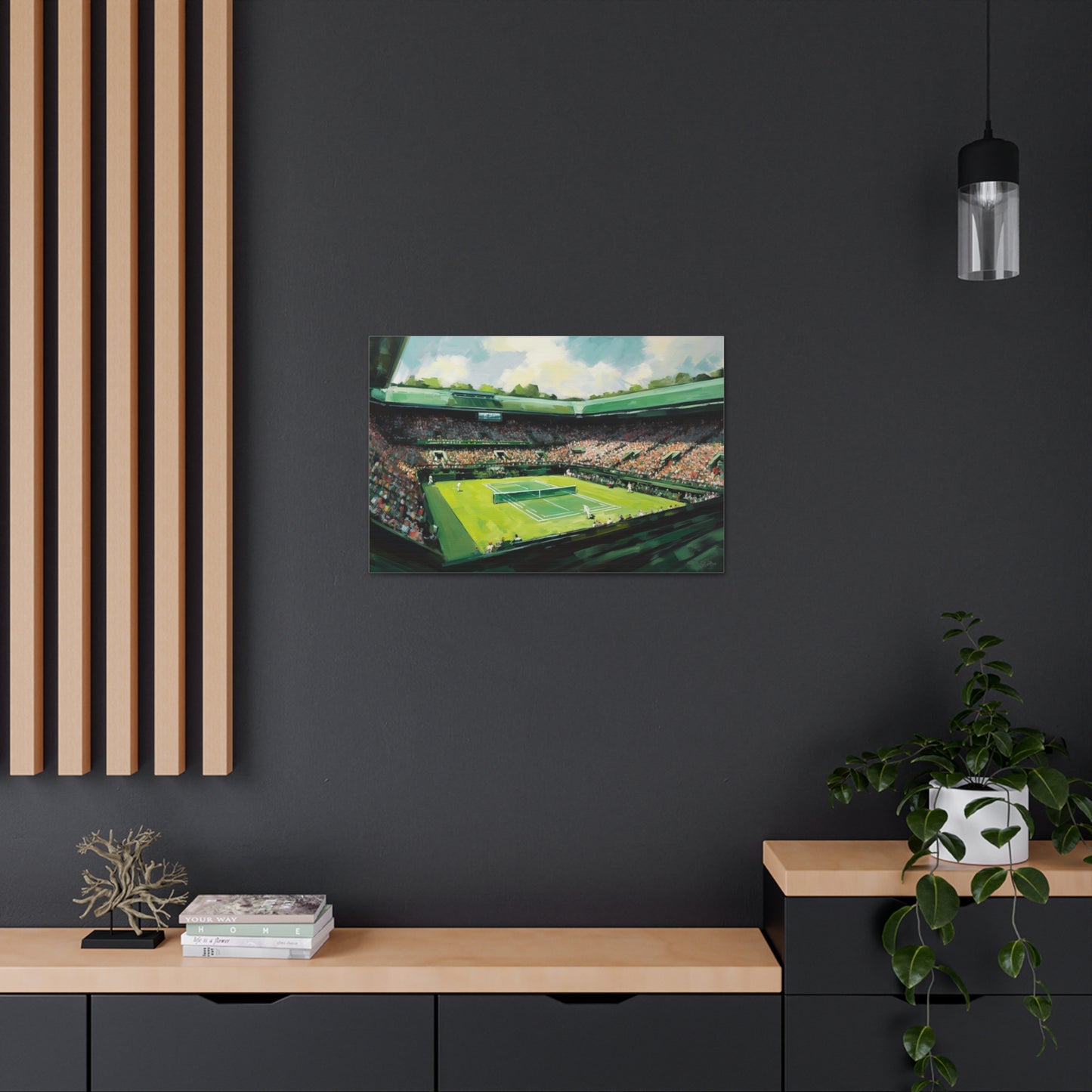 Tennis Painting for Living Room Oil Painting Dining Room Painting for Bedroom Painting for Office Painting of Wimbledon