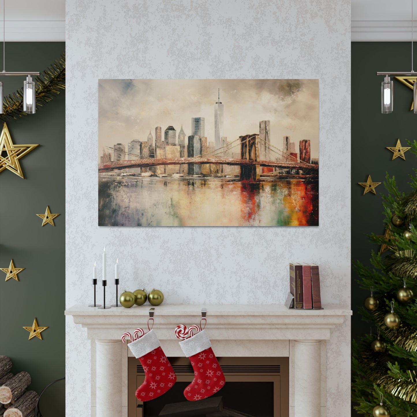 New York City Painting for Living Room Oil Painting for Dining Room Painting for Bedroom Painting for Bedroom Painting of NYC