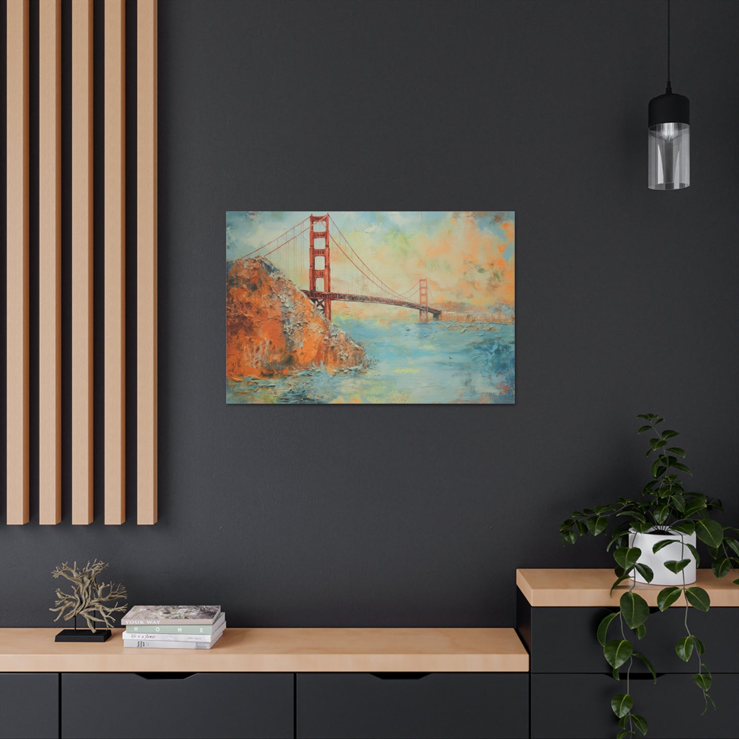 Golden Gate Bridge Painting for Living Room Oil Painting for Dining Room Painting for Bedroom Painting for Office Painting of San Francisco