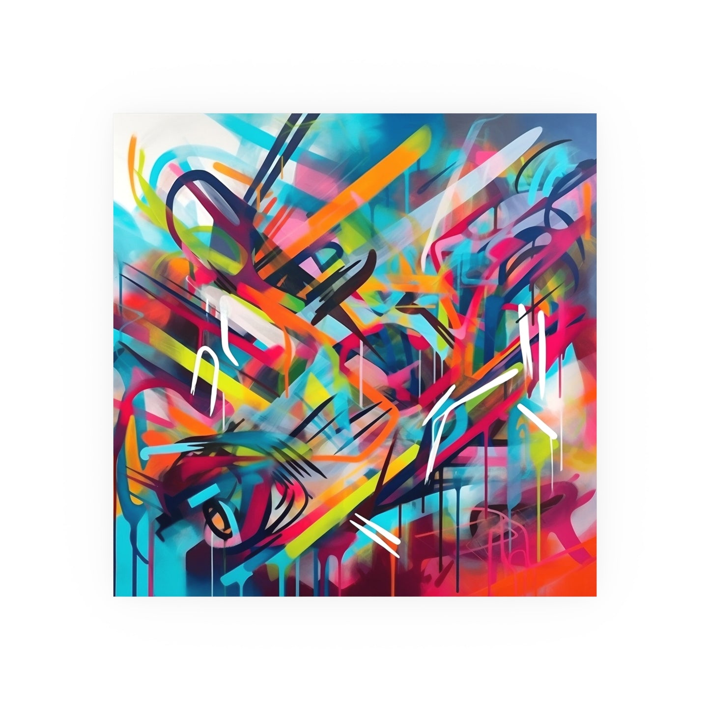 Abstract Art Graffiti Art for Living Room Art for Bedroom Art for Kids Room Art for Office Art