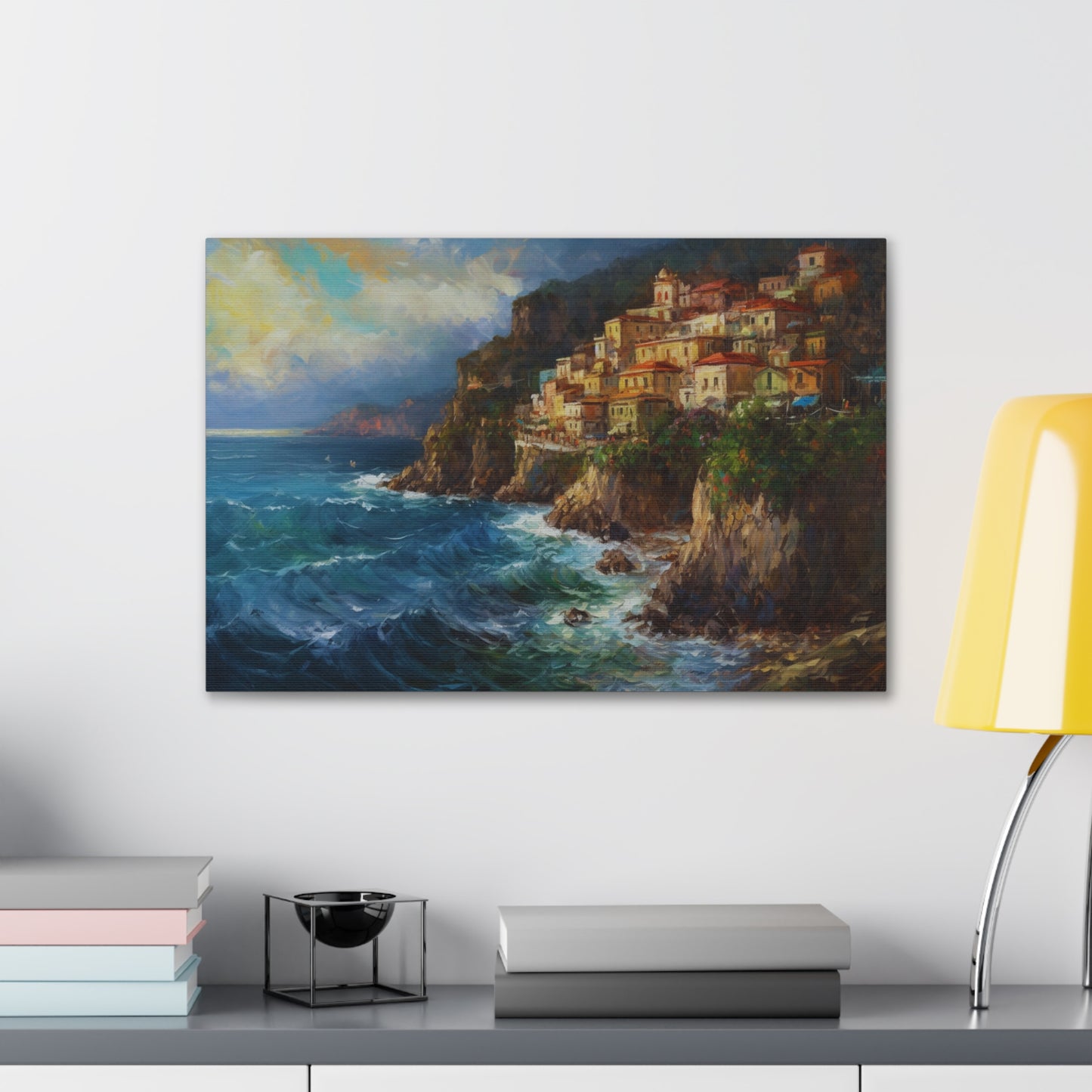 Landscape Painting for Living Room Oil Painting for Dining Room Painting for Bedroom Painting for Office Painting of Amalfi Coast