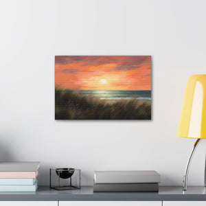 Sunset Painting for Living Room Oil Painting for Dining Room Painting for Bedroom Painting for Bedroom Painting on Canvas Beach Painting