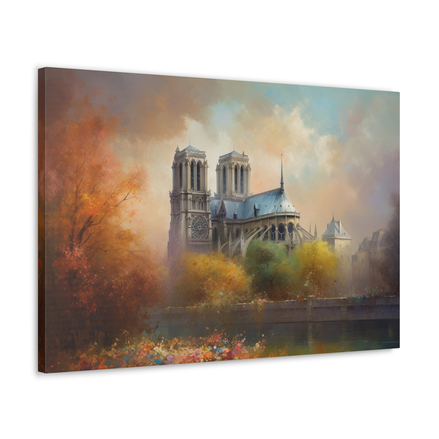 Notre Dame Cathedral Painting for Living Room Oil Painting for Dining Room Painting for Bedroom Painting for Bedroom Painting on Canvas