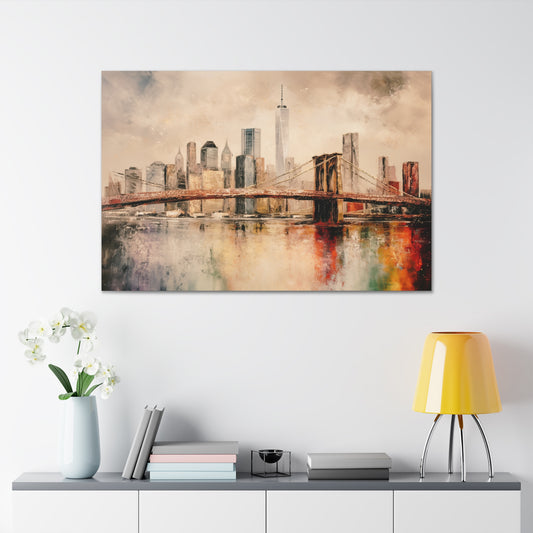 New York City Painting for Living Room Oil Painting for Dining Room Painting for Bedroom Painting for Bedroom Painting of NYC