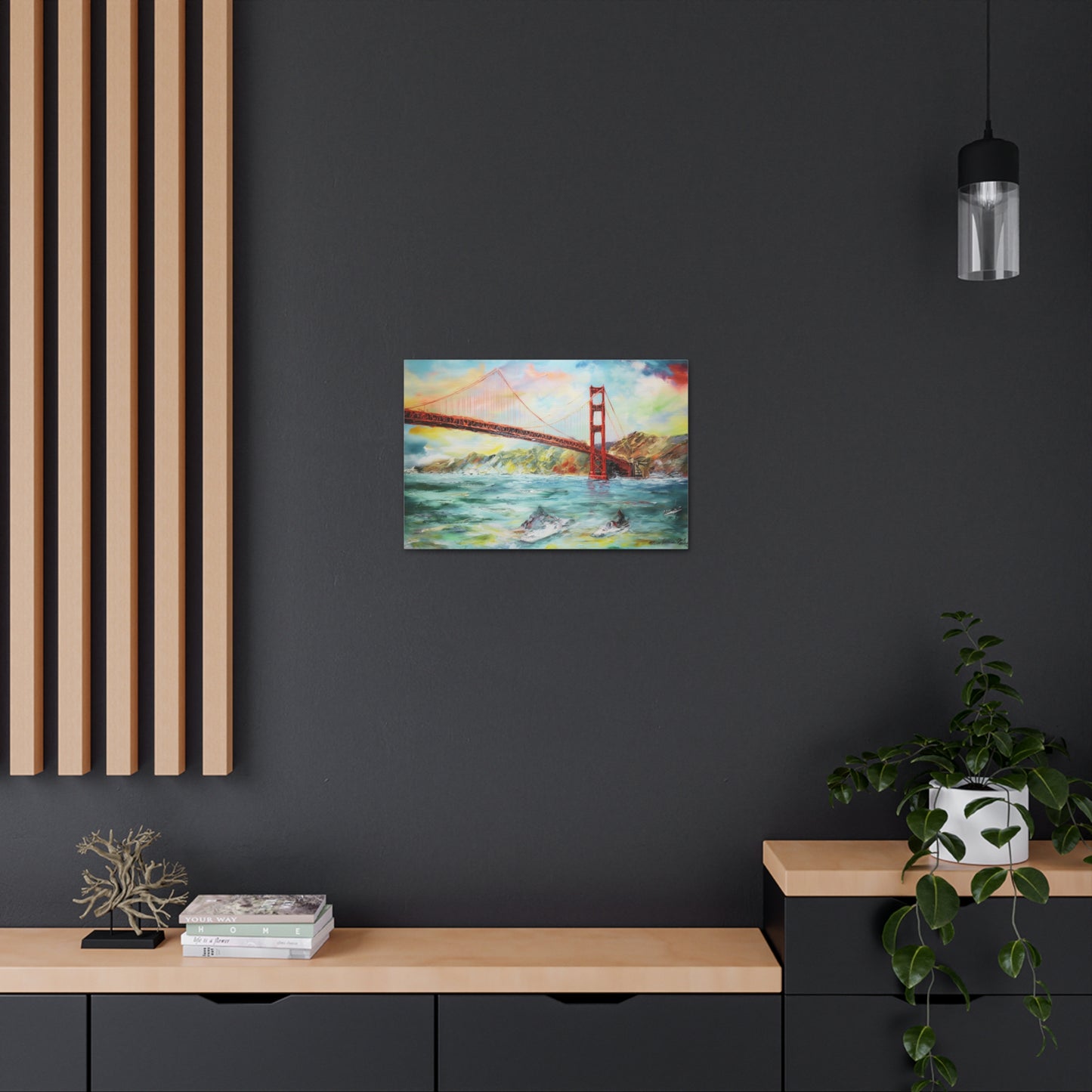 Golden Gate Bridge Painting for Living Room Oil Painting for Dining Room Painting for Bedroom Painting for Office Painting of San Francisco