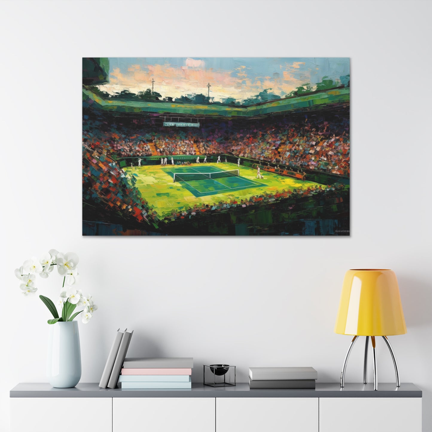 Tennis Painting for Living Room Oil Painting for Dining Room Painting for Bedroom Painting for GOffice Painting of Wimbledon