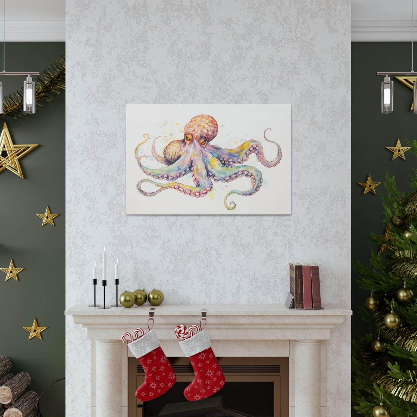 Octopus Oil Painting for Living Room Oil Painting for Dining Room Painting for Bedroom Painting for Office Painting of Octopus