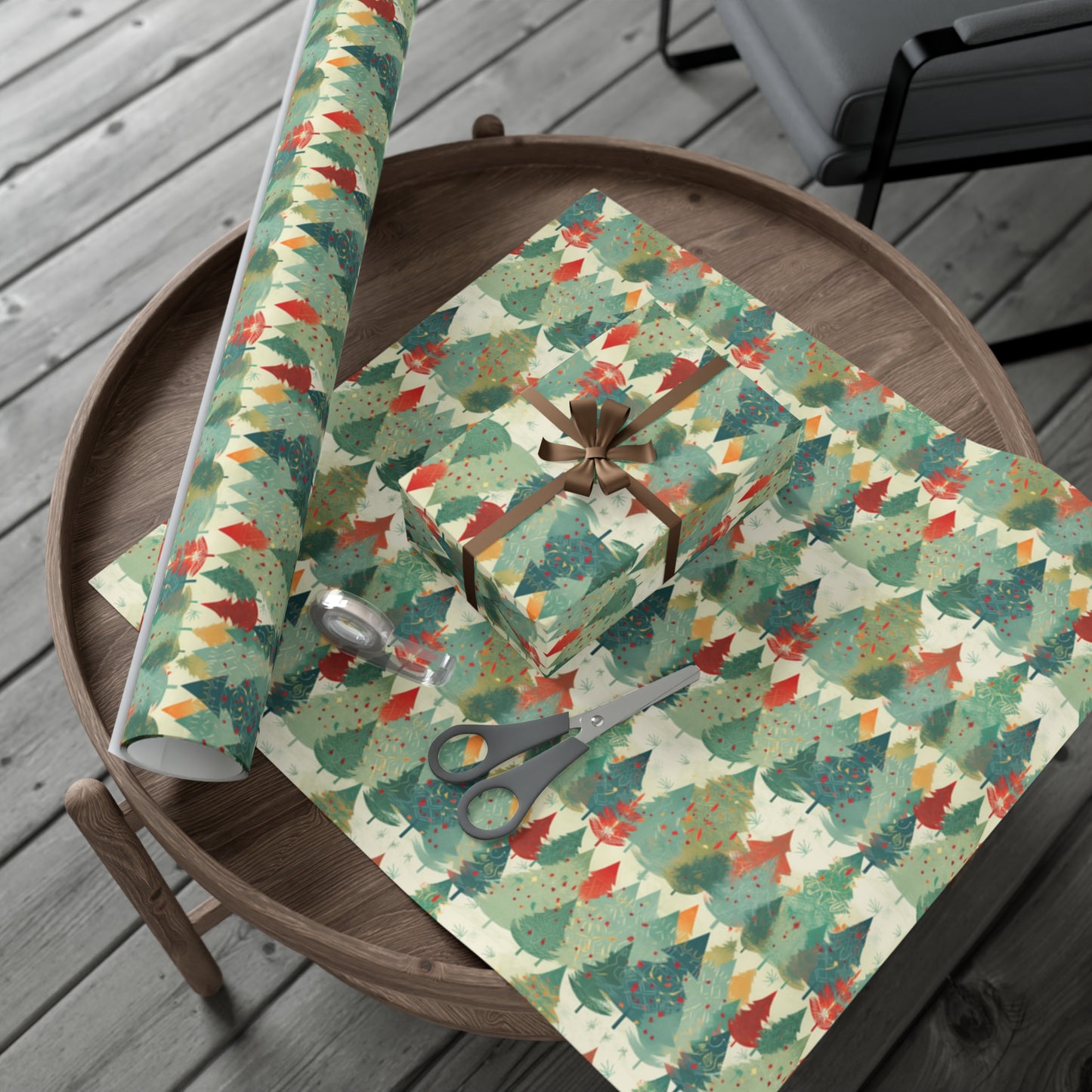 Christmas Tree Wrapping Paper for Christmas Wrapping Paper for Birthday Wrapping Paper Designer Wrapping Paper