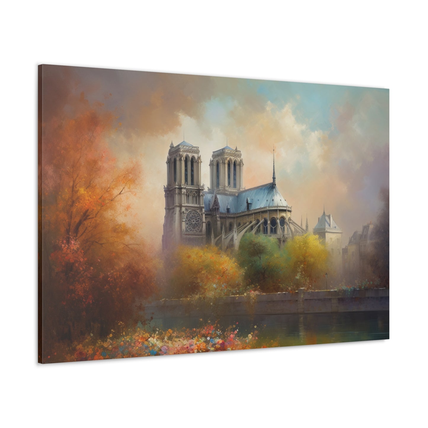 Notre Dame Cathedral Painting for Living Room Oil Painting for Dining Room Painting for Bedroom Painting for Bedroom Painting on Canvas