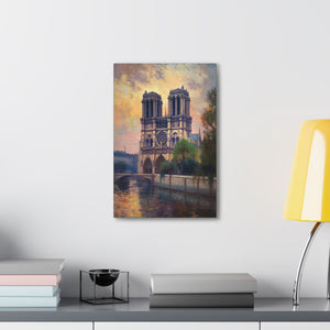 Notre Dame Cathedral Painting for Living Room Oil Painting for Dining Room Painting for Bedroom Painting for Bedroom Painting on Canvas