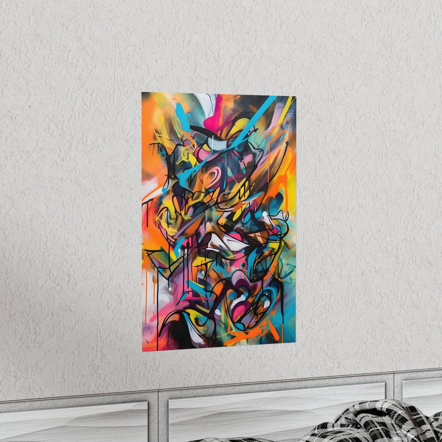 Abstract Art Graffiti Art for Living Room Art for Bedroom Art for Kids Room Art for Office Art