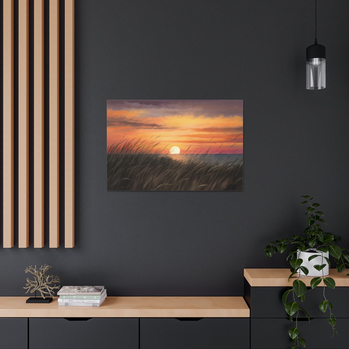 Sunset Painting for Living Room Oil Painting for Dining Room Painting for Bedroom Painting for Bedroom Painting on Canvas Beach Painting