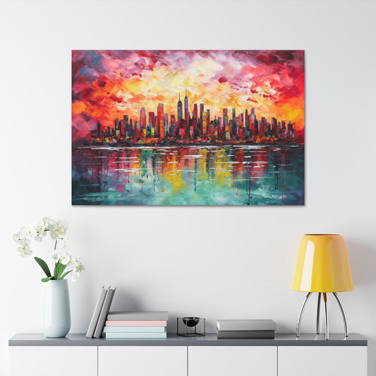 New York City Painting for Living Room Oil Painting for Dining Room Painting for Bedroom Painting for Bedroom Painting of NYC