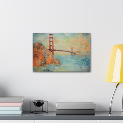 Golden Gate Bridge Painting for Living Room Oil Painting for Dining Room Painting for Bedroom Painting for Office Painting of San Francisco