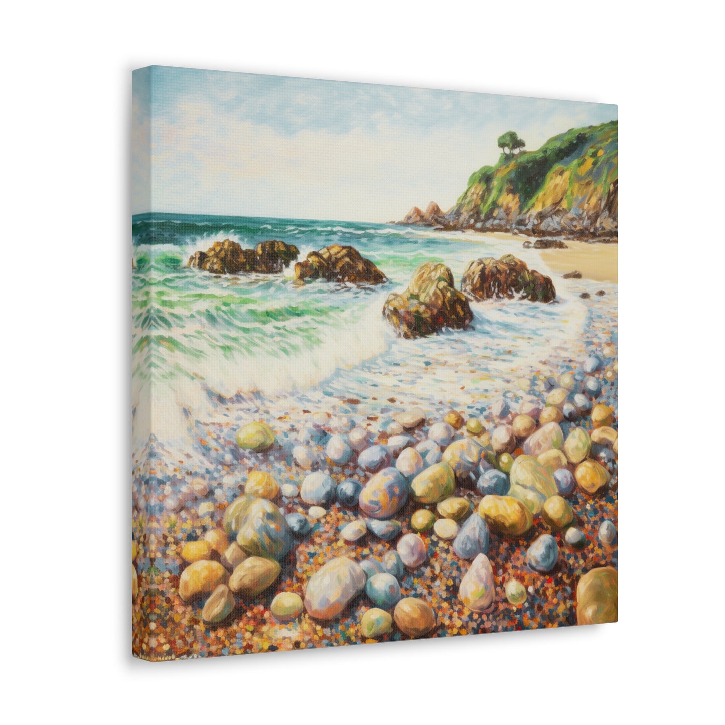 Beach Painting for Living Room Oil Painting for Dining Room Painting for Bedroom Painting for Office Painting of Rock Beach