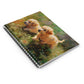 Golden Retriever Spiral Notebook Ruled Line Notebook for School Notebook for Work Notebook for Notes