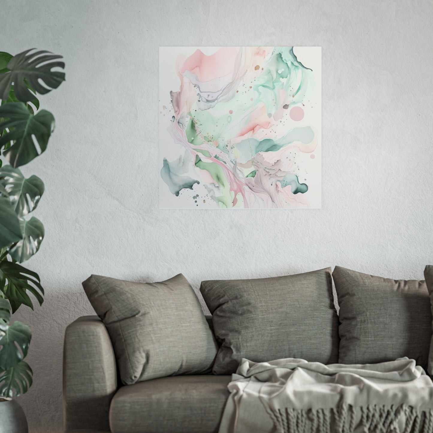 Abstract Art, Watercolor, Original Art, Bedroom, Living Room, Dining Room, Kids Room