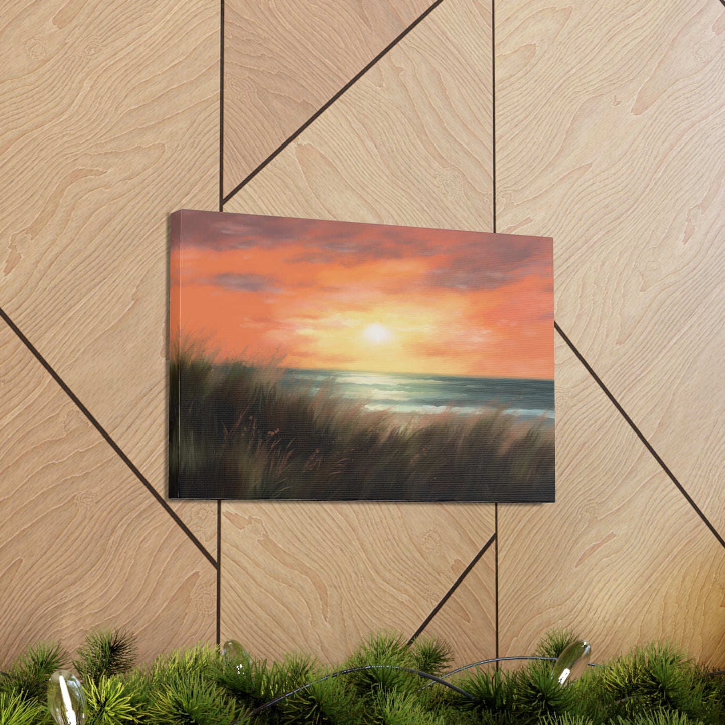 Sunset Painting for Living Room Oil Painting for Dining Room Painting for Bedroom Painting for Bedroom Painting on Canvas Beach Painting