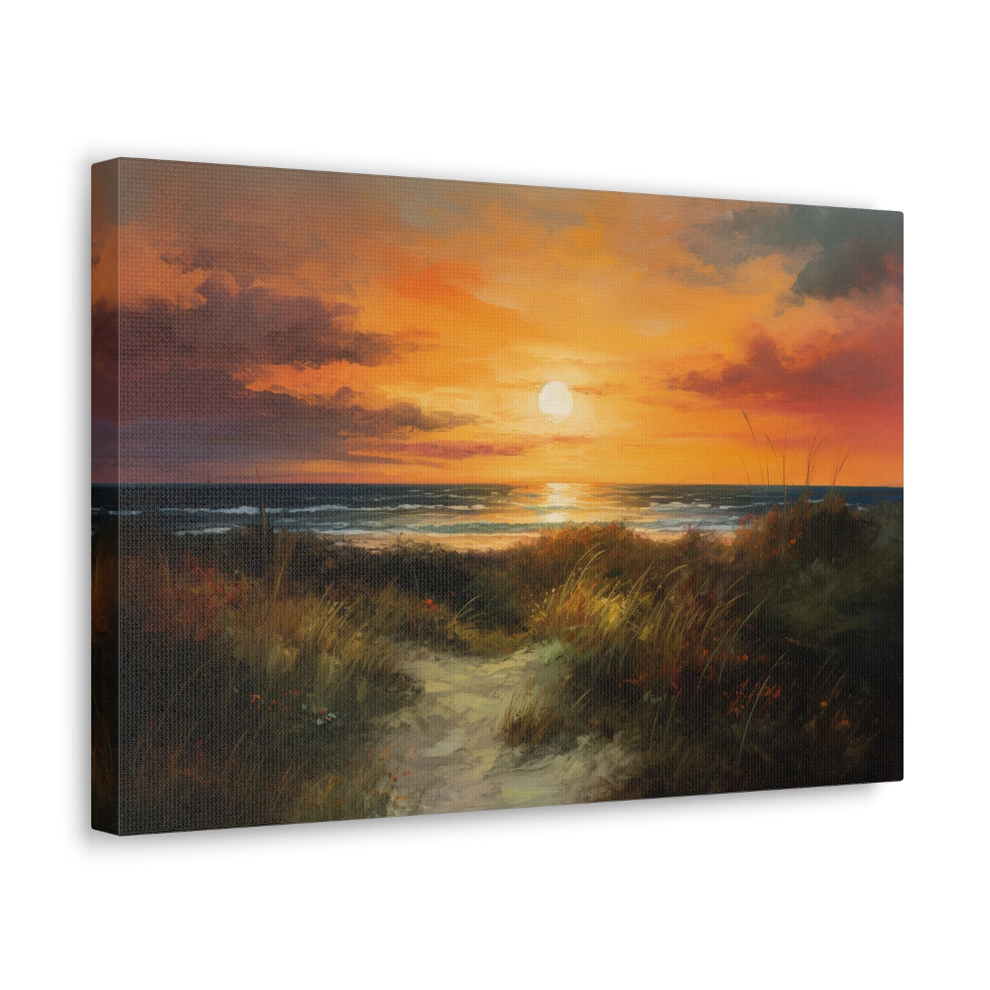 Sunset Painting for Living Room Oil Painting for Dining Room Painting for Bedroom Painting for Bedroom Painting on Canvas Beach Painting