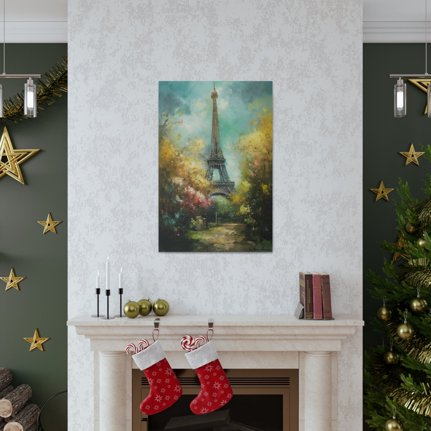 Eiffel Tower Painting for Living Room Oil Painting for Dining Room Painting for Bedroom Painting for Bedroom Painting of Paris