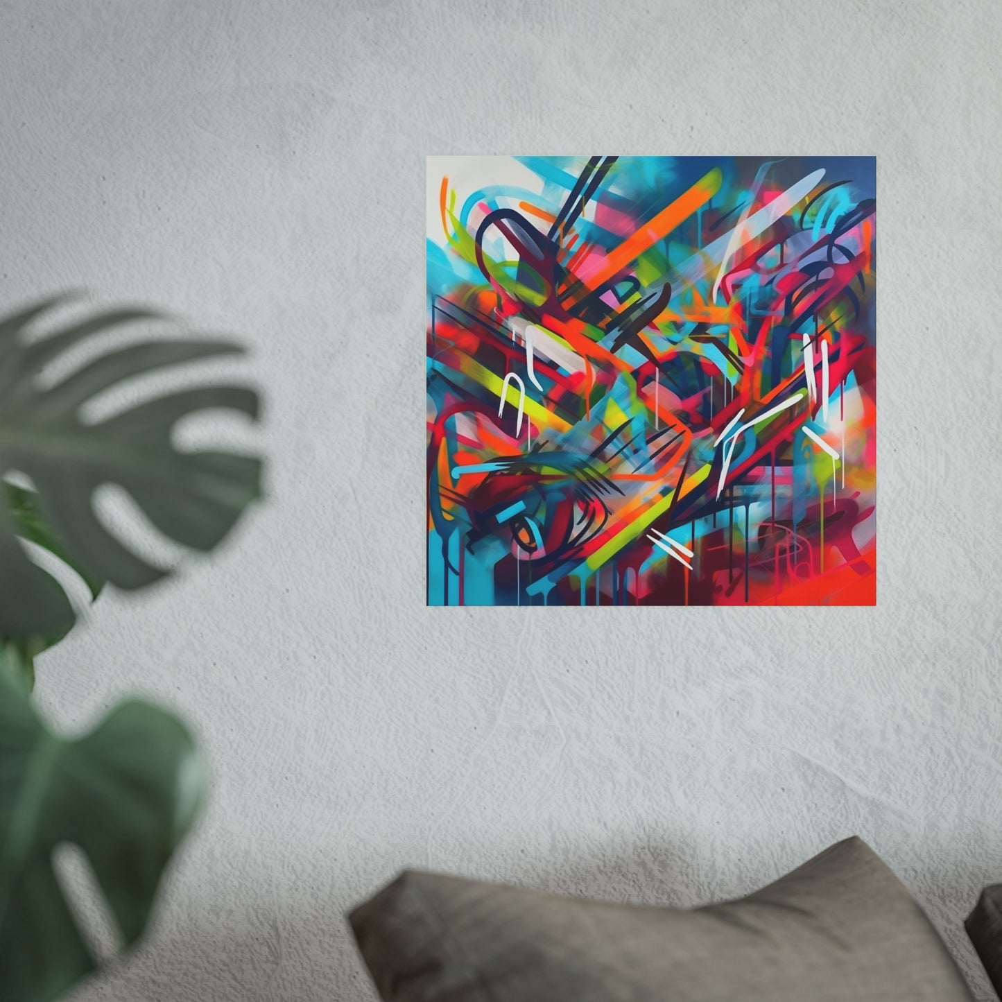 Abstract Art Graffiti Art for Living Room Art for Bedroom Art for Kids Room Art for Office Art