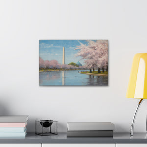 Washington Monument Painting for Living Room Oil Painting for Dining Room Painting for Office Painting of Washington Monument