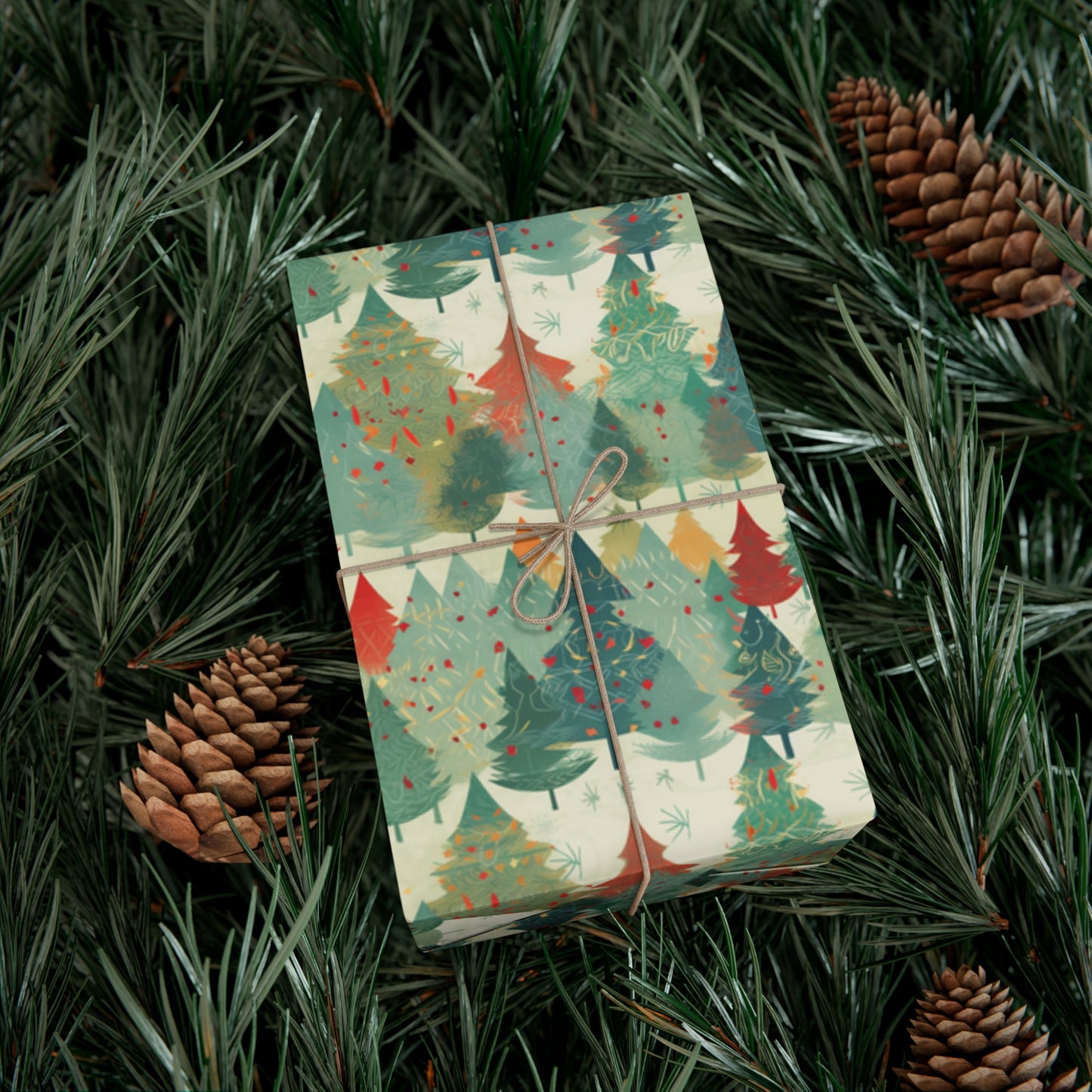 Christmas Tree Wrapping Paper for Christmas Wrapping Paper for Birthday Wrapping Paper Designer Wrapping Paper