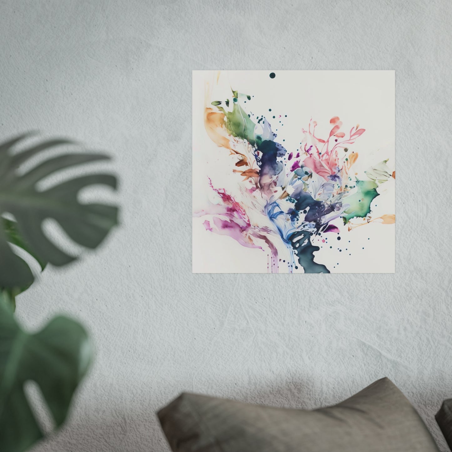 Abstract Art, Watercolor, Original Art, Bedroom, Living Room, Dining Room, Kids Room