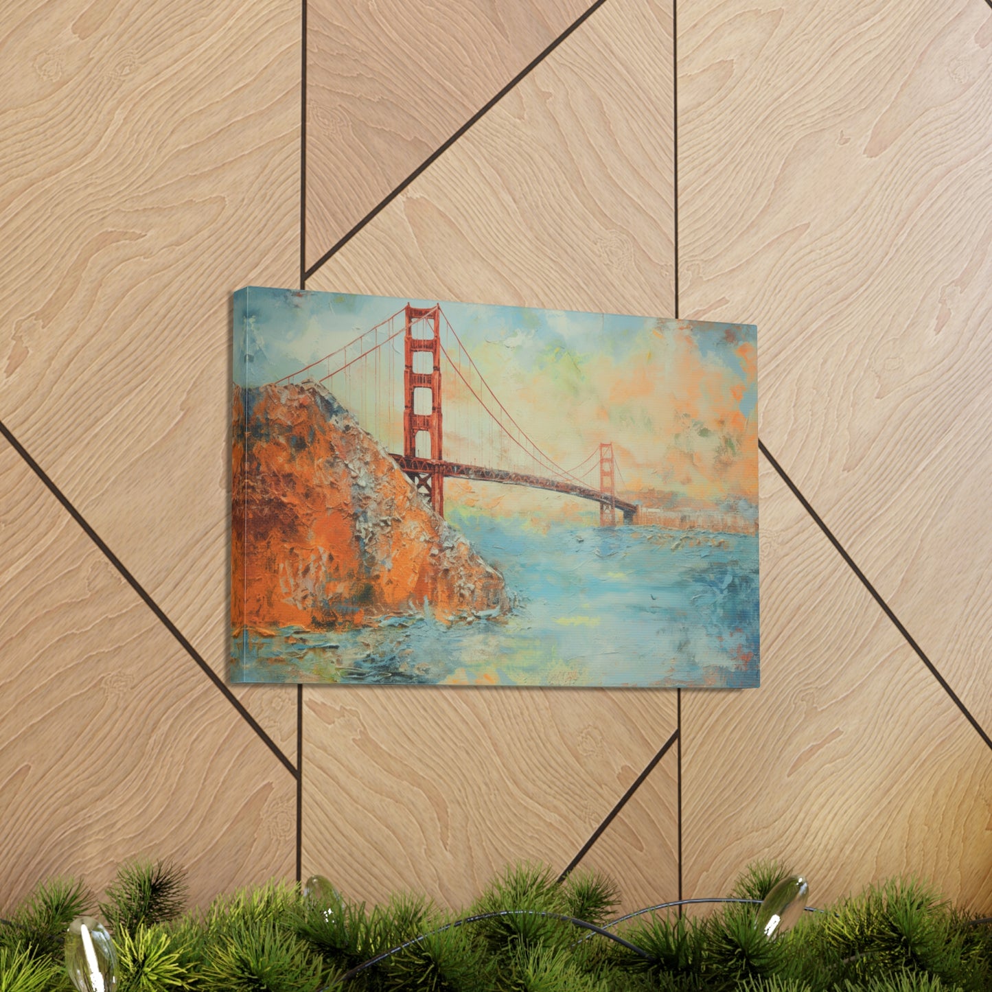 Golden Gate Bridge Painting for Living Room Oil Painting for Dining Room Painting for Bedroom Painting for Office Painting of San Francisco