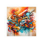 Abstract Art, Graffiti, Poster, Original Art, Bedroom, Living Room, Game room