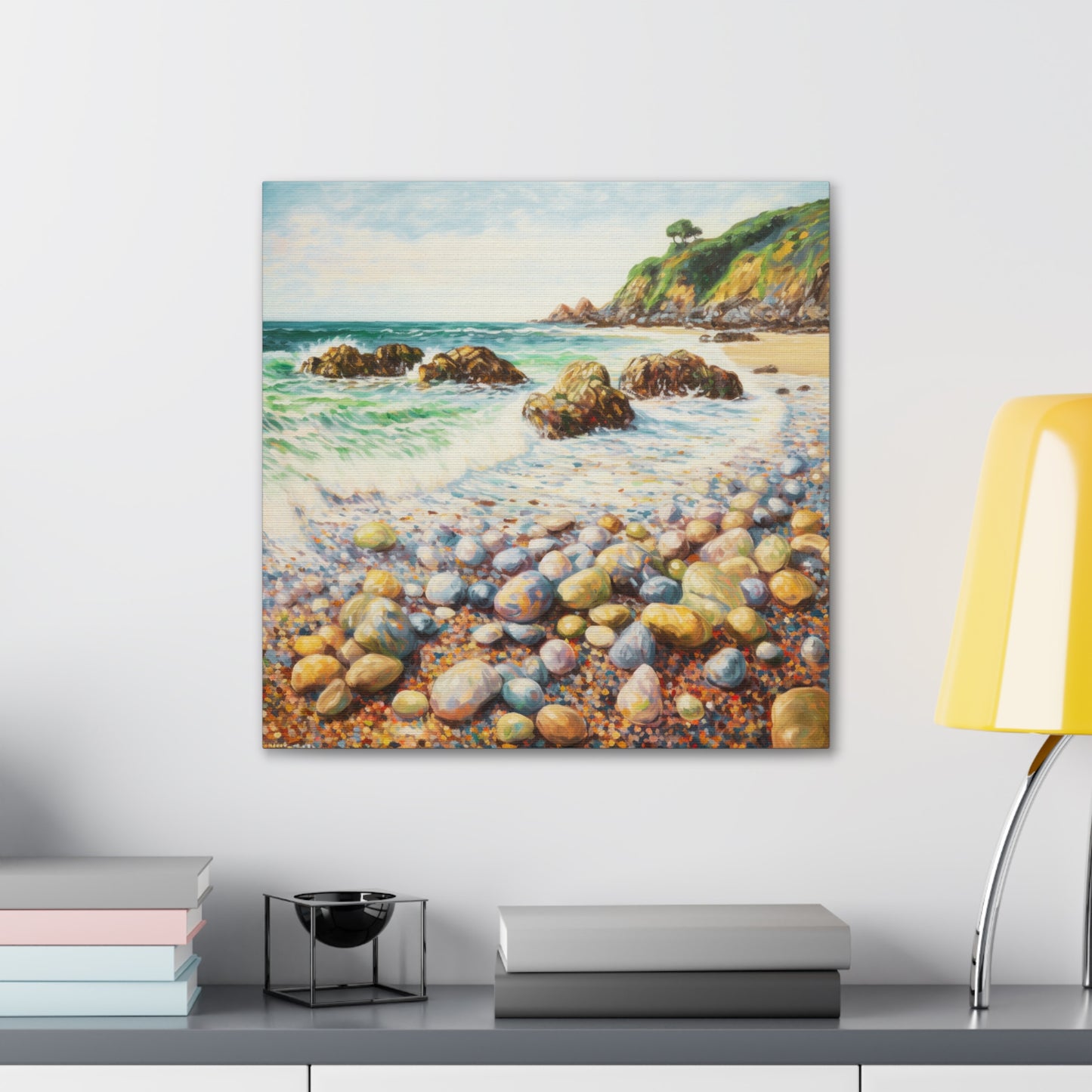 Beach Painting for Living Room Oil Painting for Dining Room Painting for Bedroom Painting for Office Painting of Rock Beach