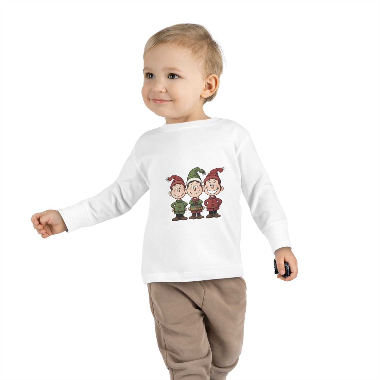 Toddler Christmas Shirt for Christmas Toddler Long Sleeve Christmas Shirt