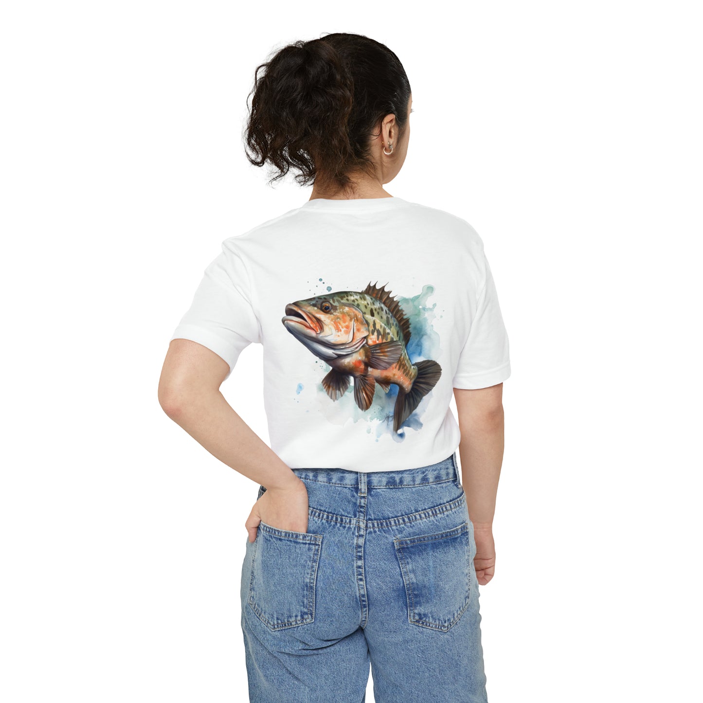 Fishing T-shirt for Fishing T-Shirt of Grouper T-shirt of Fish Pocket T-Shirt