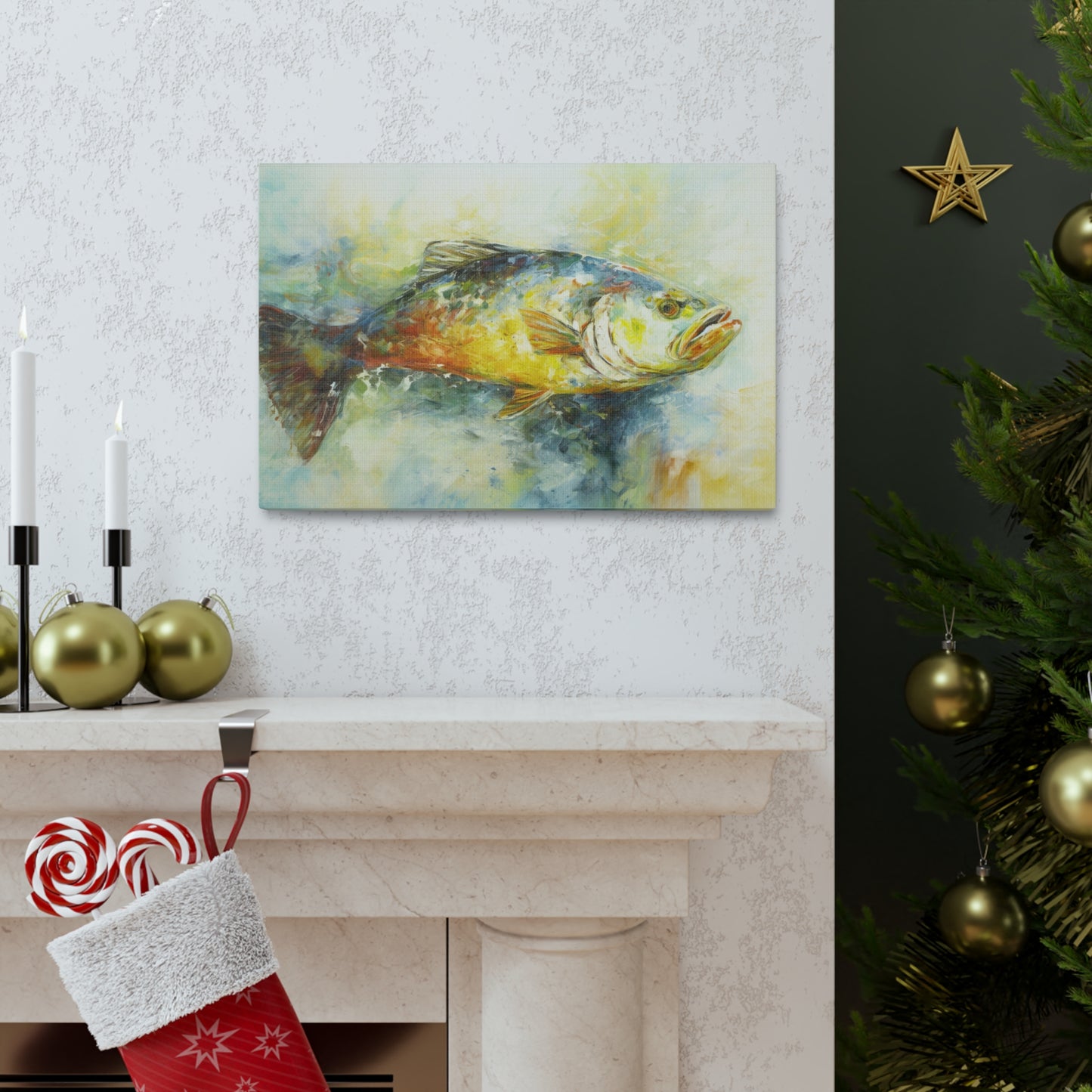 Painting of Fish Painting for Living Room Oil Painting for Dining Room Painting for Bedroom Painting for Bedroom Painting for Beach House