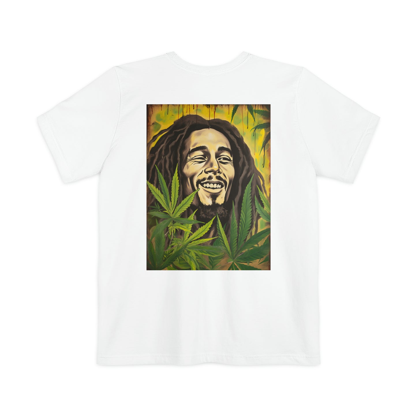 Bob Marley T-shirt Weed T-Shirt for Concert T-Shirt for 420 T-Shirt for Musical Festival T-shirt Bob Marley Pocket T-Shirt