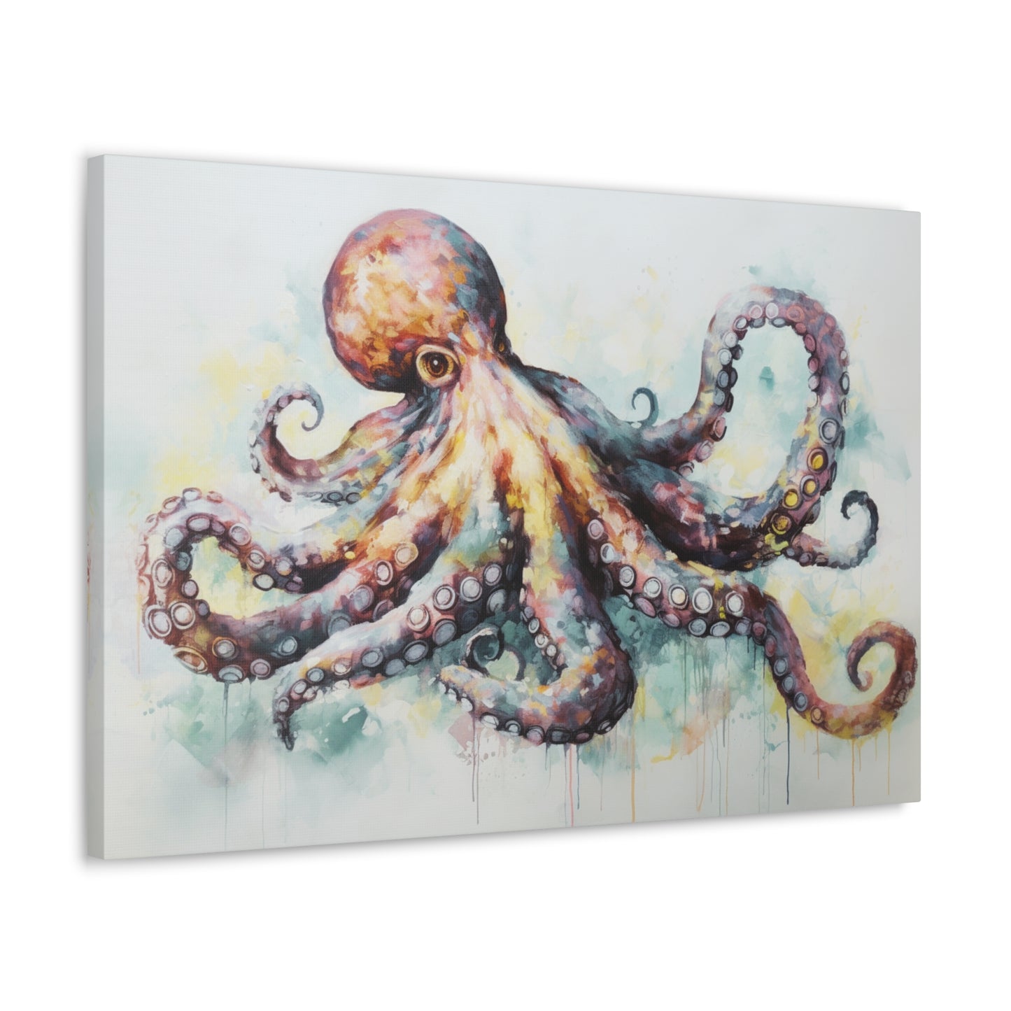 Octopus Oil Painting for Living Room Oil Painting for Dining Room Painting for Bedroom Painting for Office Painting of Octopus