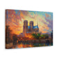 Notre Dame Cathedral Painting for Living Room Oil Painting for Dining Room Painting for Bedroom Painting for Bedroom Painting on Canvas