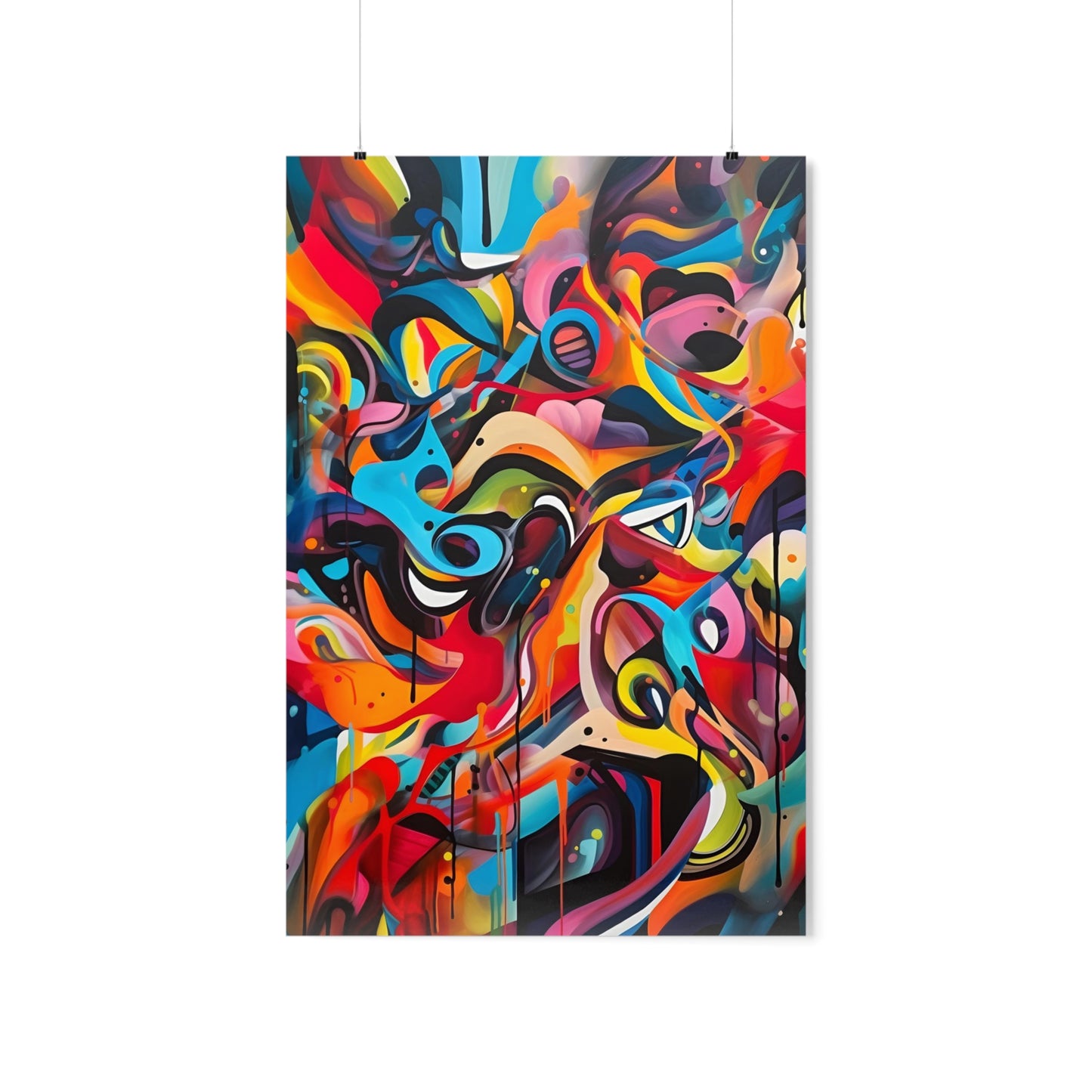 Abstract Art Graffiti Art for Living Room Art for Bedroom Art for Kids Room Art for Office Art