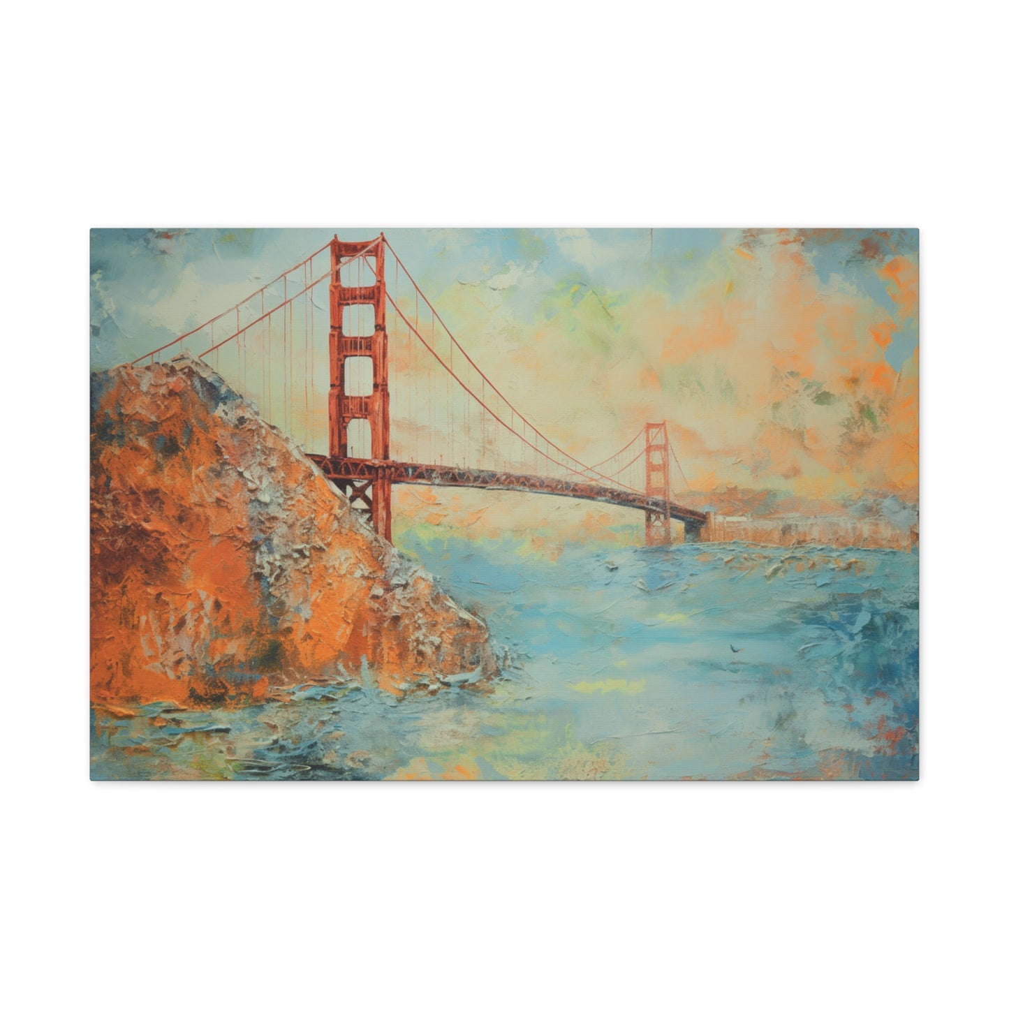 Golden Gate Bridge Painting for Living Room Oil Painting for Dining Room Painting for Bedroom Painting for Office Painting of San Francisco