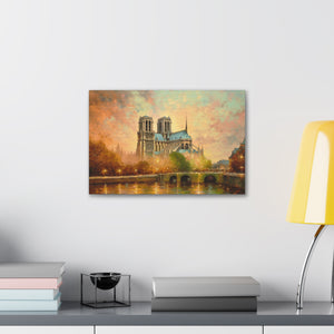 Notre Dame Cathedral Painting for Living Room Oil Painting for Dining Room Painting for Bedroom Painting for Bedroom Painting on Canvas