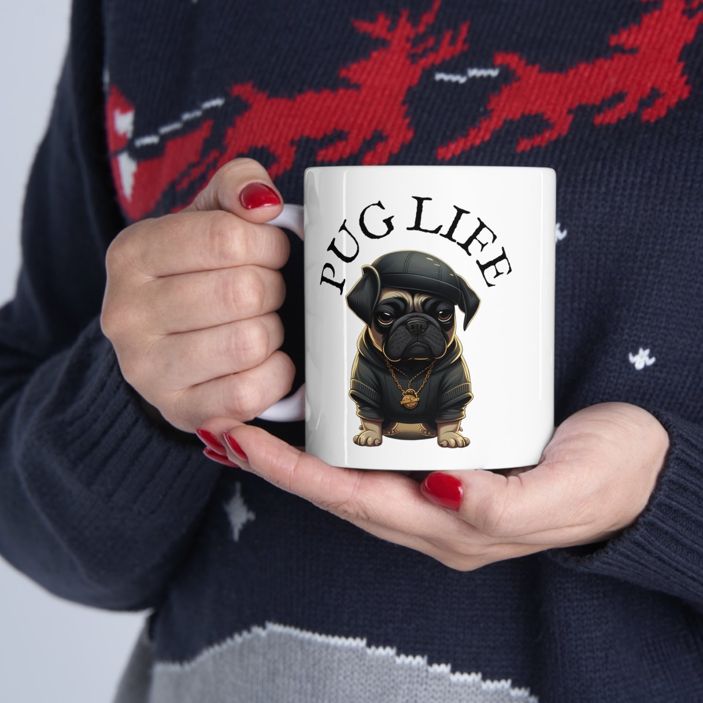 Pug Life Coffee Mug for Pug Lover Coffee Mug for Pug Owner Coffee Cup for Dog Lover Coffee Cup for Pug Coffee Cup