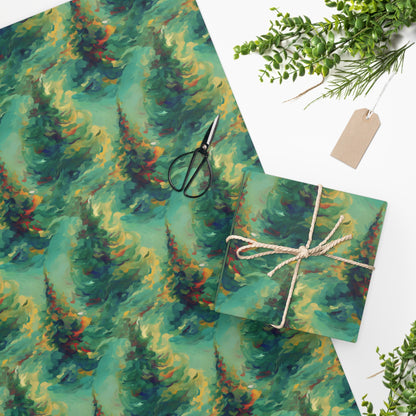 Christmas Tree Wrapping Paper for Christmas Wrapping Paper for Birthday Wrapping Paper Designer Wrapping Paper