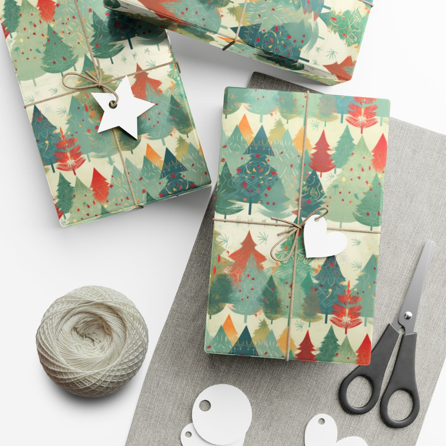 Christmas Tree Wrapping Paper for Christmas Wrapping Paper for Birthday Wrapping Paper Designer Wrapping Paper