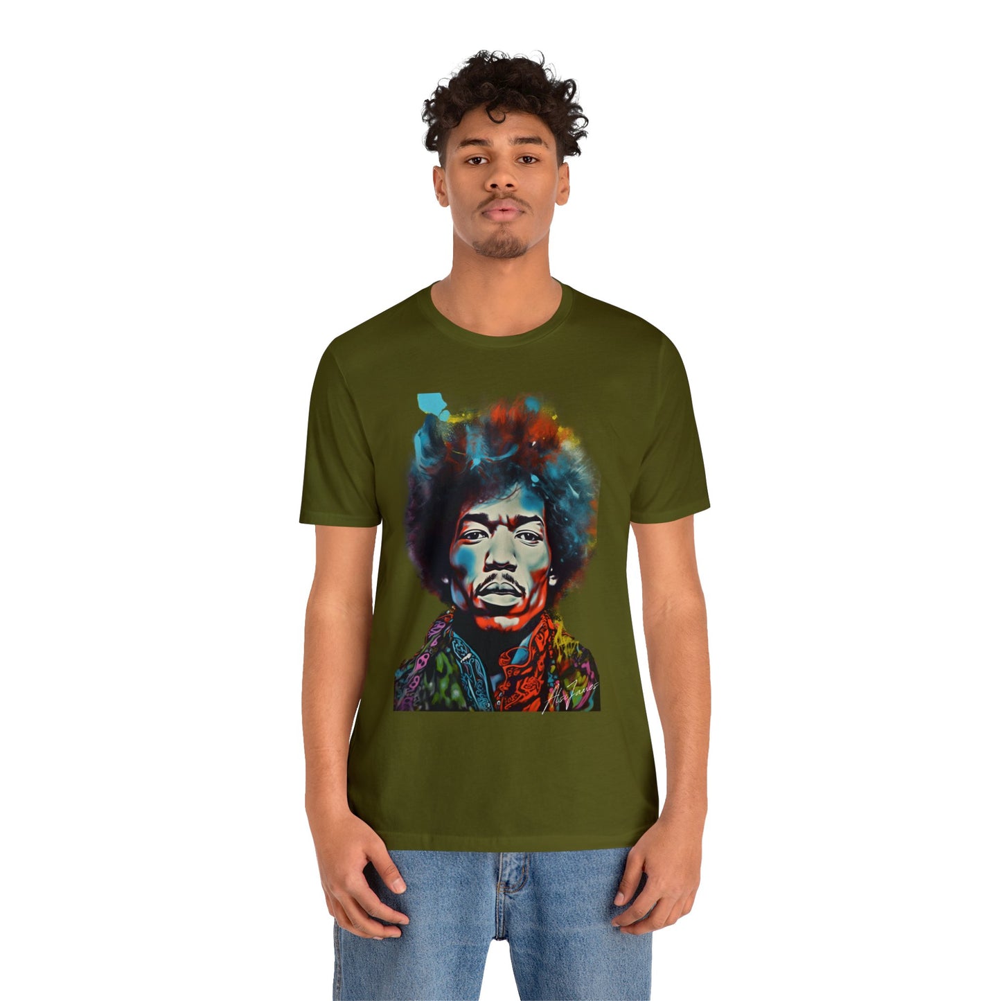 Jimmy Hendrix T-shirt  for Concert T-Shirt for Musical Festival T-shirt Jimmy Hendrix Pocket T-Shirt