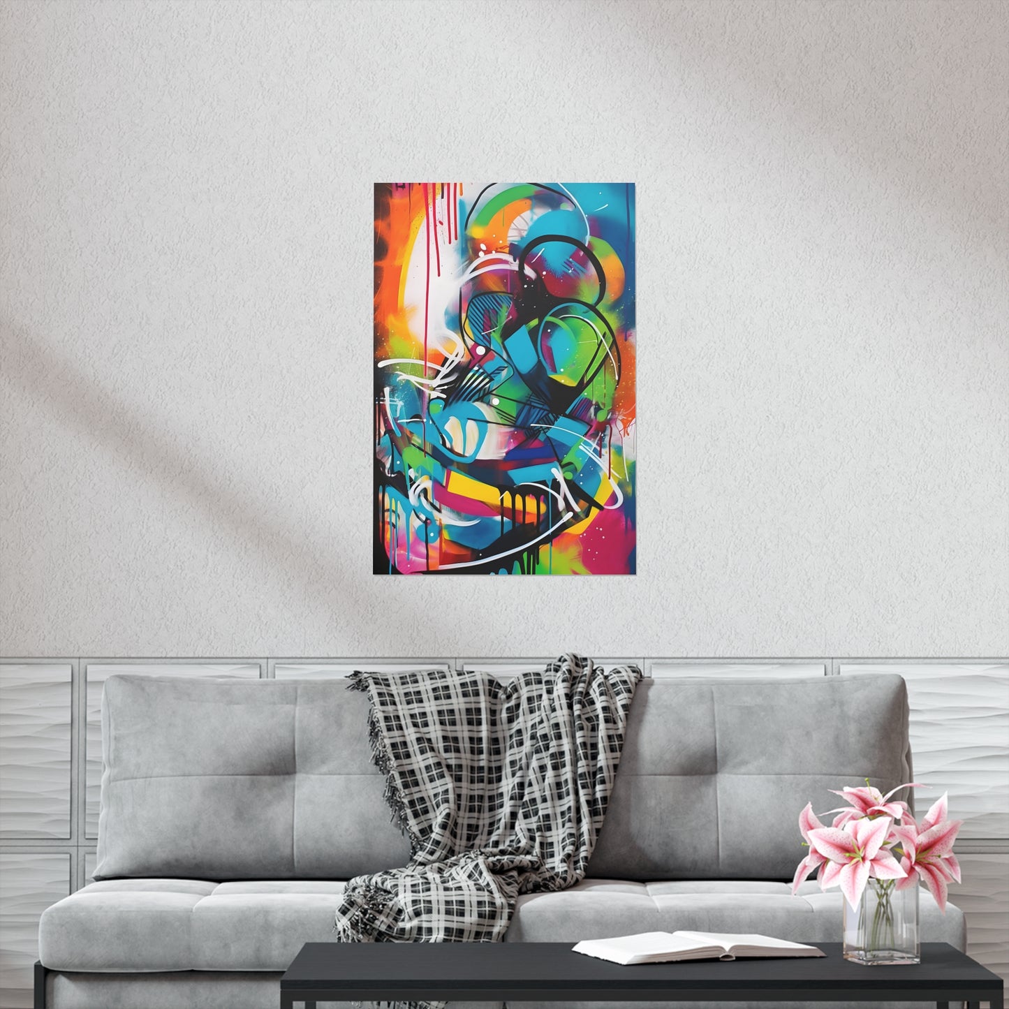 Abstract Art Graffiti Art for Living Room Art for Bedroom Art for Kids Room Art for Office Art