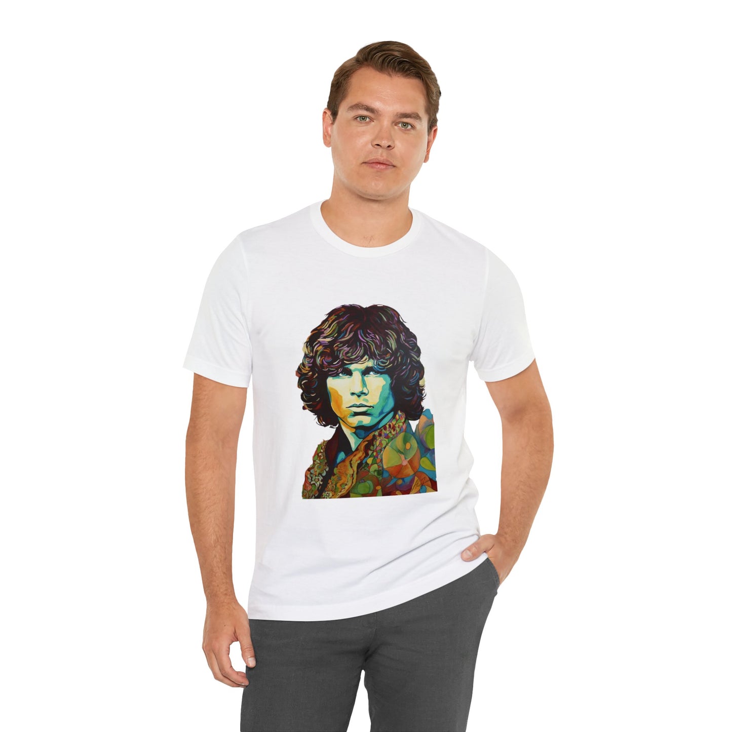 Jim Morrison T-shirt The Doors T-Shirt for Concert T-Shirt for Musical Festival T-shirt Jim Morrison Pocket T-Shirt