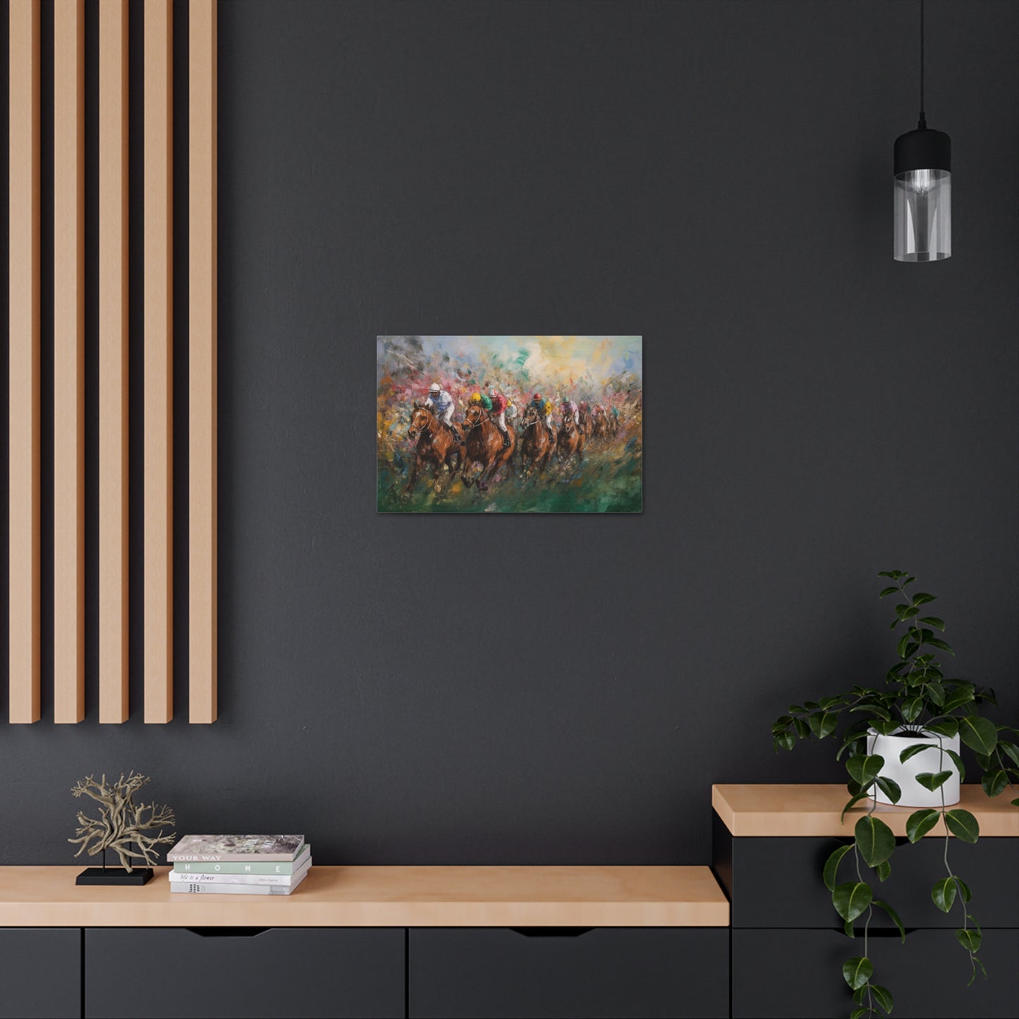 Horse Painting for Living Room Oil Painting for Dining Room Painting for Bedroom Painting for Bedroom Painting on Canvas Kentucky Derby