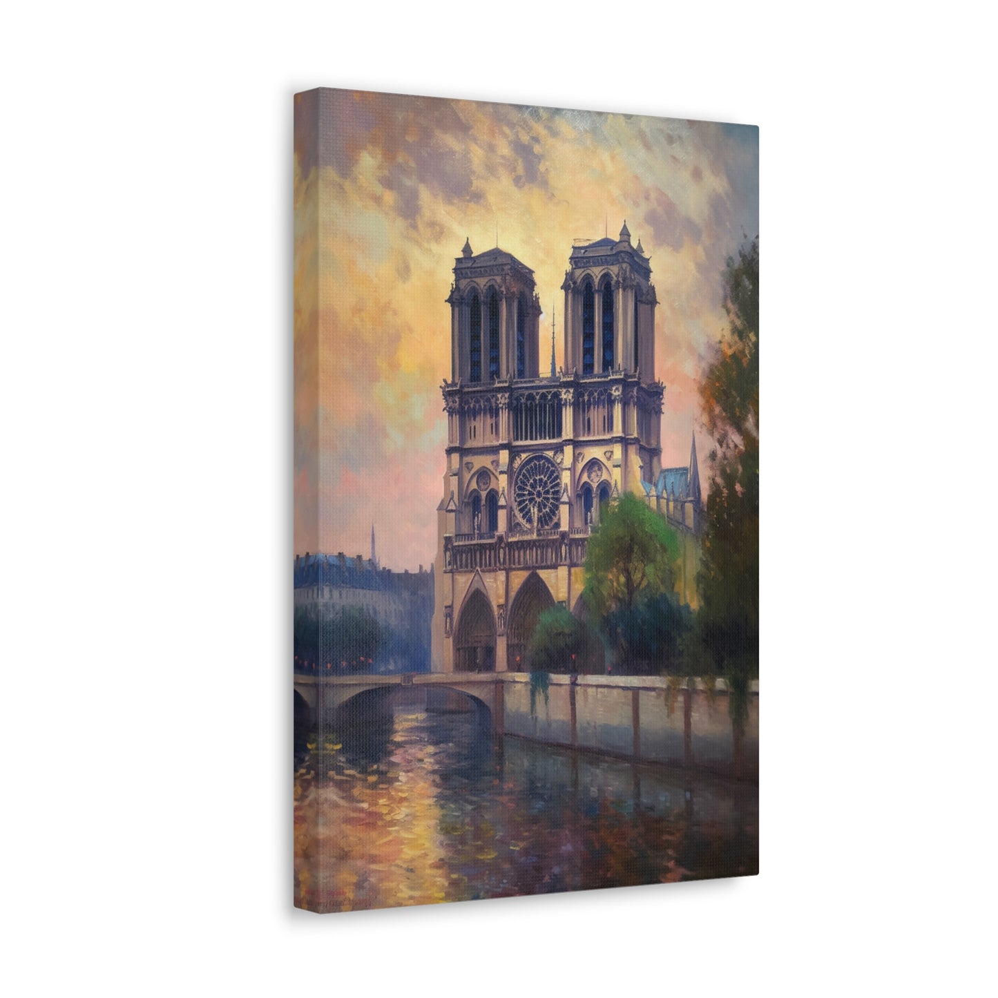 Notre Dame Cathedral Painting for Living Room Oil Painting for Dining Room Painting for Bedroom Painting for Bedroom Painting on Canvas