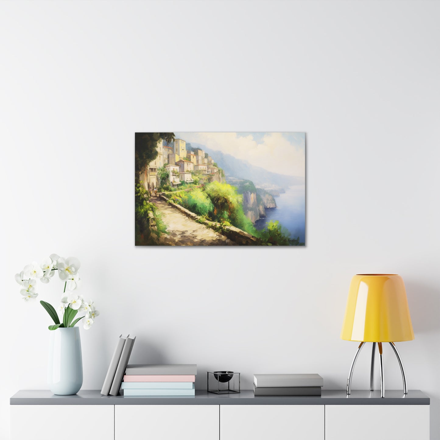 Landscape Painting for Living Room Oil Painting for Dining Room Painting for Bedroom Painting for Office Painting of Amalfi Coast