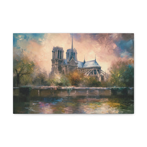 Notre Dame Cathedral Painting for Living Room Oil Painting for Dining Room Painting for Bedroom Painting for Bedroom Painting on Canvas